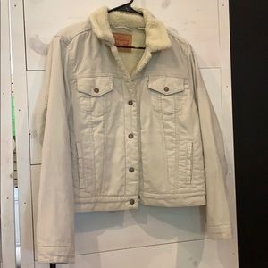 Levi Faux Sherpa Lined Jacket